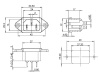 Разъём питания RUICHI AC-016, одинарный