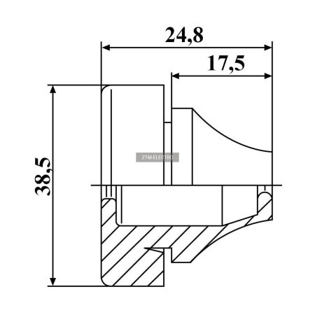 Кабельный ввод ZRS M32W, EPDM