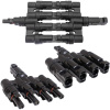 Коннектор для солнечных батарей RUICHI DF-2601A-4P (MC4Y 3x1), универсальный