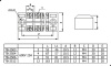 Клеммная колодка винтовая с крышкой RUICHI TB-2512, 24 контакта, М4, 25 А, 600 В, 10 AWG, 6 мм2, корпус пластик модифицированный
