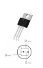 IRF9640PBF JSMSEMI полевой транзистор (MOSFET), P-канал, -200 В, -15 А, 0.42 Ом, 68 нКл, TO- 220