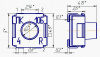 Миниатюрный кнопочный переключатель ПК 10Б, Кузбассрадио