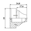 Кабельный ввод ZTM-ELECTRO ZRS PG21B, EPDM