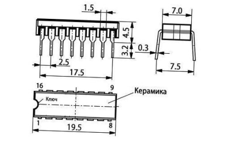 Микросхема КМ155ПР6