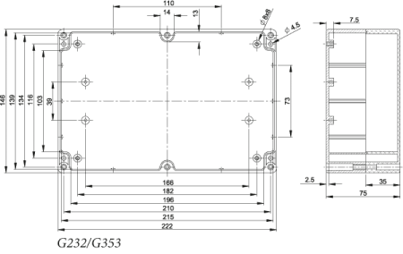 G353-IP67 (222x146x75)