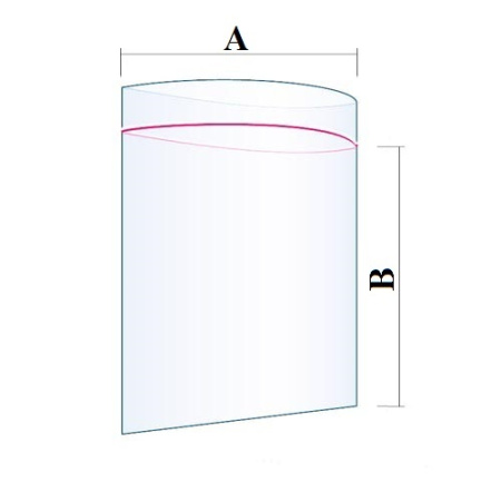 Пакет полиэтиленовый с замком Zip-Lock RUICHI, 35x35 см, 45 мкм