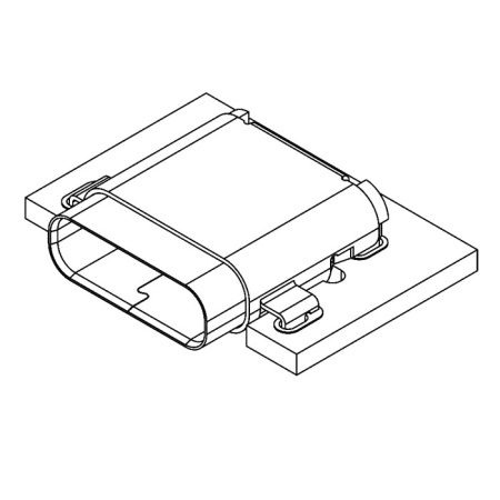 Разъём USB RUICHI USB3.1 TYPE-C 24PF-004, 24 контакта