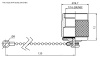 Заглушка RUICHI TNC-7320 (HYR-0318) (GN-318K) металлическая для высокочастотного разъема типа TNC