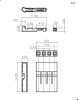 Гнездо для плат 2.54 мм RUICHI BLS-4, клеммный, 4 контакта