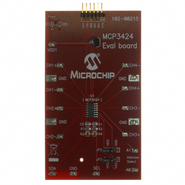 MCP3426A0-E/MS (Аналого-цифровые преобразователи (АЦП) MCRCH)