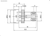 Кнопочный переключатель RUICHI LXA2 (3SA5)-EA135, N/O-N/C