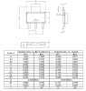 PZT2222A JSMSEMI Биполярный транзистор NPN, 40 В, 0.6 А, SOT-223