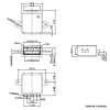 Разъём USBA-4F C IPX8-002, 4 контакта, 1.5 А, 30 В, корпус пластиковый черный с проушинами под крепление