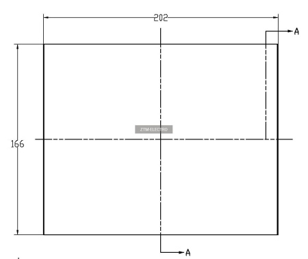 Корпус для РЭА негерметичный пластиковый ZTM-ELECTRO Z15-9, 200x165x65 мм, настольный