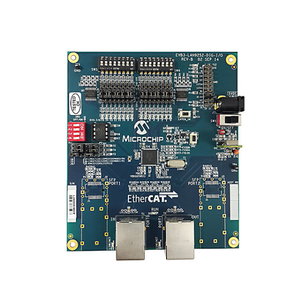 EVB-LAN9252-DIGIO (Оценочные и демонстрационные платы и комплекты MCRCH)