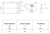 HP-2R7-J367VYJ33, ионистор KAMCAP, 360 Ф, 2.7 В, 75.9 А, 30х60 мм, циллиндрический, с жесткими выводами (Snap in)