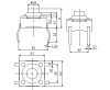 Тактовая кнопка пылевлагозащищенная RUICHI WS6250-100AR, 6.2х6.2х4.3 мм, OFF-ON (4Р), IP 67, 50 мА, 12 В, 50 мОм