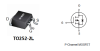 IRFR5305TRPBF HXY полевой транзистор (MOSFET), P-канал, -60 В, -20 А, 72 мОм, 48 нКл, TO-252 (DPAK)