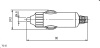 Разъём питания RUICHI TD-25, 12/24 В