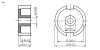 Феррит RUICHI, P14, PC40