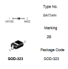 BAT54H KUU диод Шоттки, 30 В, 200 мА, SOD-323