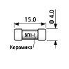Вставка плавкая (предохранитель) ВП1-1 4А, Радиодеталь, 250 В, 4 А
