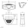 Корпус к разъёму D-SUB RUICHIDP-37C, ABS