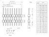 Штырь для плат 2.54 мм RUICHI PLH-40, 40 контактов