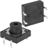 Тактовая кнопка RUICHI KAN1211-0751B, 12x12x7 мм, , OFF-(ON), 50 мА, 12 В, 100 мОм, толкатель с отверстием