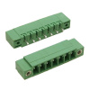 Разъемный клеммный блок на плату ZCH381VM-07P ( 15EDGVM-3.81-07P / 15EGTVM-3.81-07P ), вилка (M), 7 контактов, шаг 3.81 мм