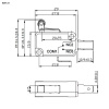Микропереключатель с роликовым рычагом RUICHI KW7-21, 15.9х10.3х29 мм, ON-(ON), SPDT 3P, 250 В, 15 А, 30 мОм, -25...+85 °C