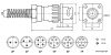 Разъём быстроразъёмный RUICHI FQ14-2pin ZPK-8, 2-х контактный