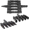 Коннектор для солнечных батарей RUICHI DF-2601A-P (MC4Y 4x1), универсальный
