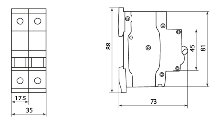 ВА47-60DC 1P 20А 6кА х-ка С 220В