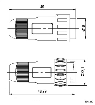 SZC-280 2pin (IP68)