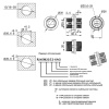Разъём герметичный RUICHI RJ45M20ZO-6A