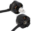 Электродвигатель бесщеточный RUICHI 1806 1430-RH, 1430 kV, диаметр вала с резьбой M5, правое направление резьбы, цвет черный/серебряный