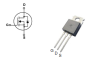 IRF9Z34N JSMSEMI полевой транзистор (MOSFET), P-канал, -60 В, -20 А, TO-220