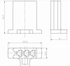 Разъём авт. соединитель RUICHI DJ7031A-2.8-21, 12/ 24 (DC) В
