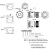 Разъём герметичный RUICHI RJ45M25Z1-6AG2