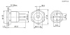 Кнопка антивандальная RUICHI GQ16PF-10D/JL/G/N, OFF-(ON), рабочая температура -25…+55 °C, никелированная латунь