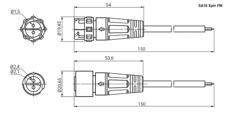SA16 2pin FM
