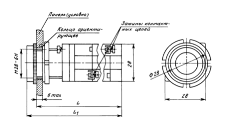 Кнопочный переключатель КМЕ4102-У3