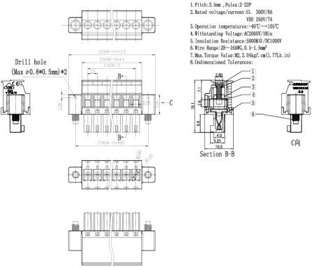 15EDGKAM-3.5-03P-14-100A(H)