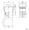 Клавишный переключатель RUICHI IRS-201-1C ON-OFF