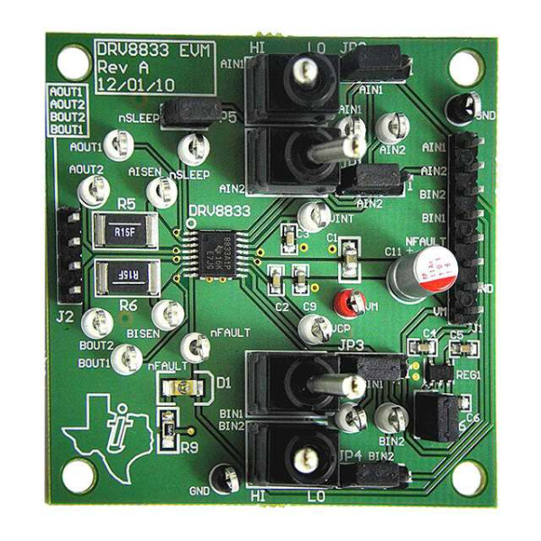 DRV8833EVM (Оценочные и демонстрационные платы и комплекты TI)