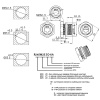 Разъём герметичный RUICHI RJ45M25Z0-6A