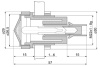 Ламподержатель АМЕ-24-90 зеленый