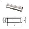 Наконечник втулочный неизолированный RUICHI EN1012, 1 мм2, 18 AWG, медь луженая