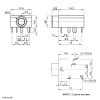 Разъём аудио RUICHI TKX3-3.5-05 PCB jack, гнездо на плату